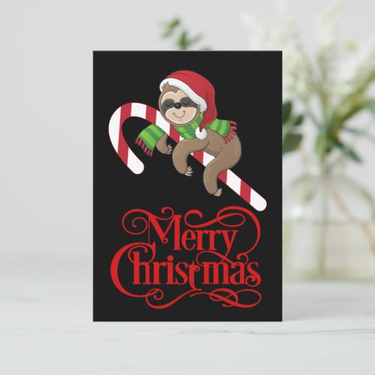 Weihnachtskarte Dankeskarte (Stehend Vorderseite)