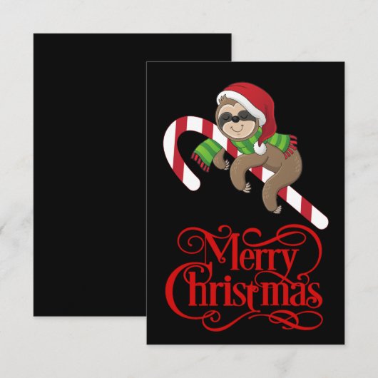 Weihnachtskarte Dankeskarte (Vorne/Hinten)