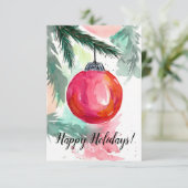 Weihnachtskarte Dankeskarte (Stehend Vorderseite)