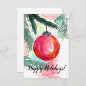 Weihnachtskarte Dankeskarte (Vorne/Hinten)