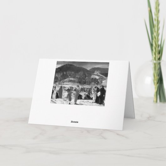 Weihnachtskarte Dankeskarte (Rückseite)