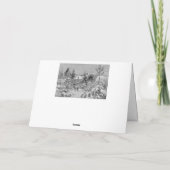 Weihnachtskarte Dankeskarte (Rückseite)