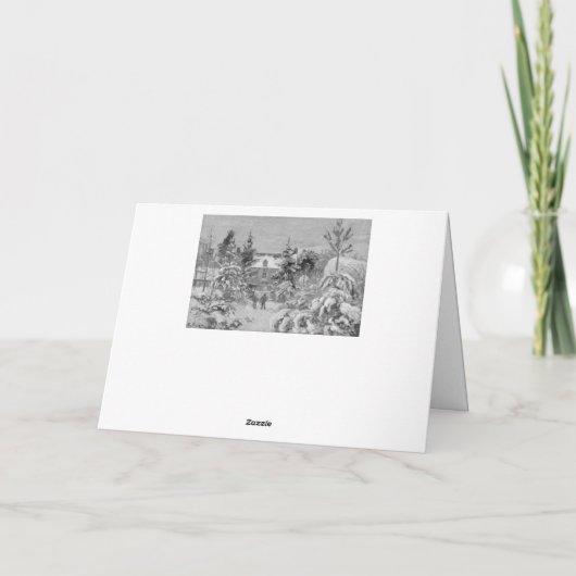 Weihnachtskarte Dankeskarte (Rückseite)