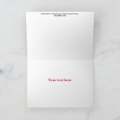 Weihnachtskarte Dankeskarte (Innenseite)