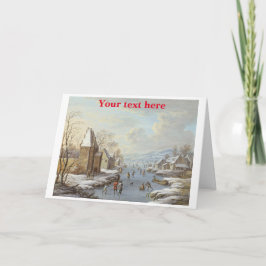 Weihnachtskarte Dankeskarte