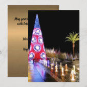 Weihnachtskarte Dankeskarte (Vorne/Hinten)