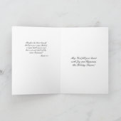 Weihnachtskarte Dankeskarte (Innenseite)