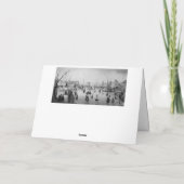 Weihnachtskarte Dankeskarte (Rückseite)