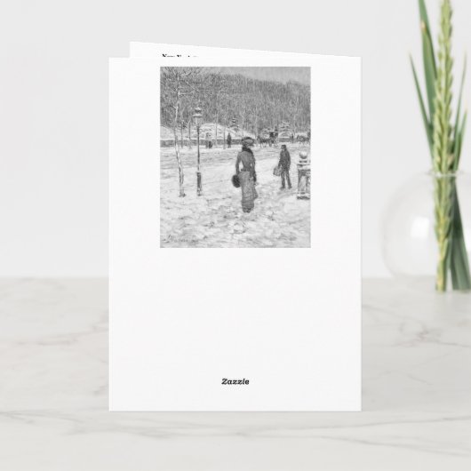 Weihnachtskarte Dankeskarte (Rückseite)