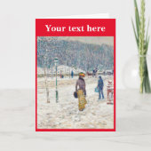 Weihnachtskarte Dankeskarte (Vorderseite)