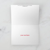 Weihnachtskarte Dankeskarte (Innenseite)