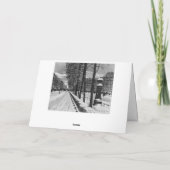 Weihnachtskarte Dankeskarte (Rückseite)