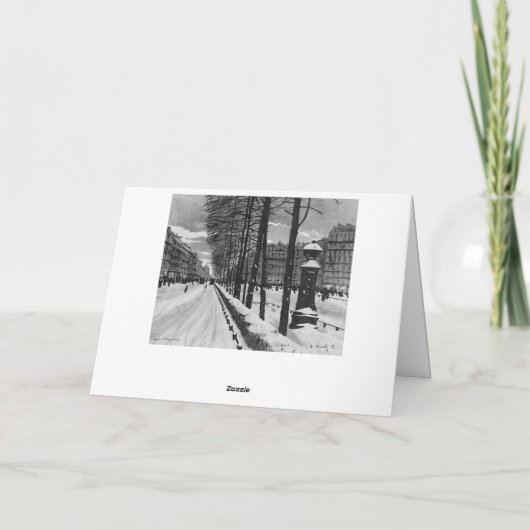 Weihnachtskarte Dankeskarte (Rückseite)