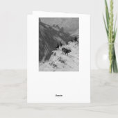 Weihnachtskarte Dankeskarte (Rückseite)