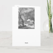 Weihnachtskarte Dankeskarte (Rückseite)