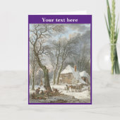 Weihnachtskarte Dankeskarte (Vorderseite)