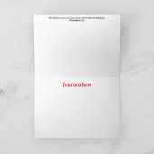 Weihnachtskarte Dankeskarte (Innenseite)