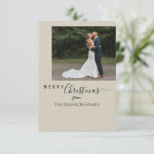 Weihnachtskarte Dankeskarte (Stehend Vorderseite)