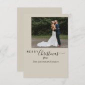 Weihnachtskarte Dankeskarte (Vorne/Hinten)