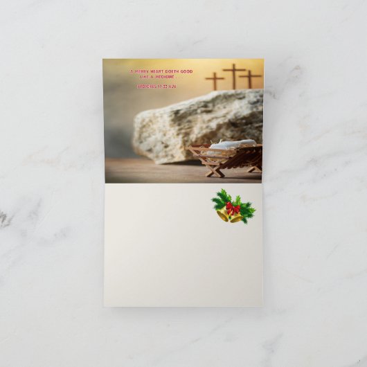 Weihnachtskarte Dankeskarte (Innenseite)