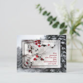 Weihnachtskarte "das Geschenk des Gottes " Feiertagspostkarte (Stehend Vorderseite)