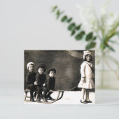 Weihnachtskarte der 1920er Jahre Feiertagspostkarte (Stehend Vorderseite)