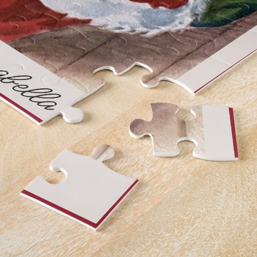 Weihnachtskarte der 1940er Jahre Puzzle (Seite)