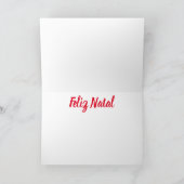 Weihnachtskarte der Azoren Feiertagskarte (Innenseite)