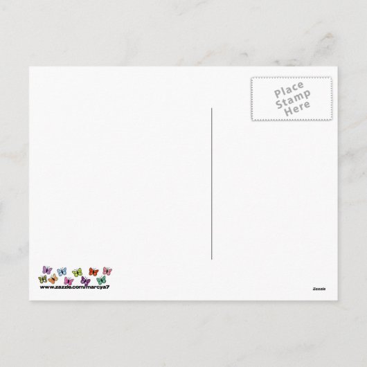 Weihnachtskarte der Dragonfly Feiertagspostkarte (Rückseite)