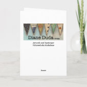 Weihnachtskarte der Einfassungs-sich - Feiertagskarte (Rückseite)