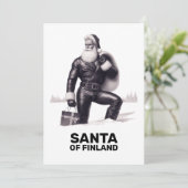 Weihnachtskarte der finnischen Saison Feiertagskarte (Stehend Vorderseite)