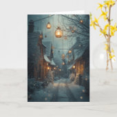 Weihnachtskarte - Der Grund für die Saison Karte (Gelbe Blume)