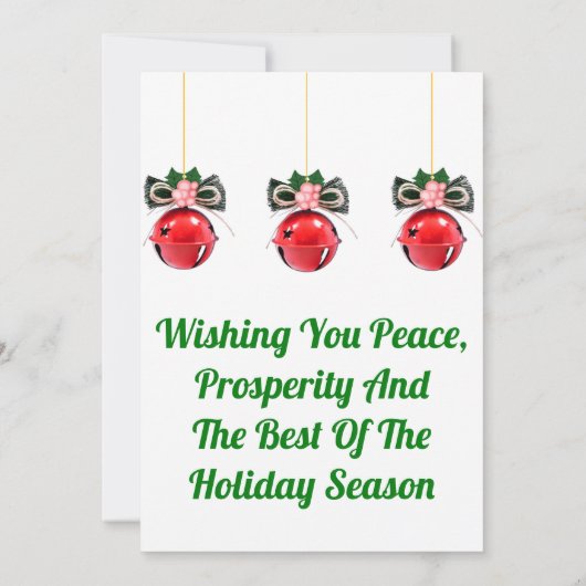 Weihnachtskarte der Jahreszeit Einladung (Rückseite)