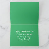 Weihnachtskarte der Krippe Dankeskarte (Innenseite)