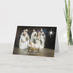 Weihnachtskarte der Krippe Feiertagskarte