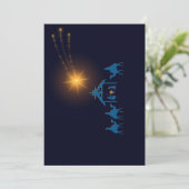 Weihnachtskarte der Krippe Feiertagskarte (Stehend Vorderseite)