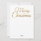 Weihnachtskarte der Krippe Feiertagskarte (Rückseite)