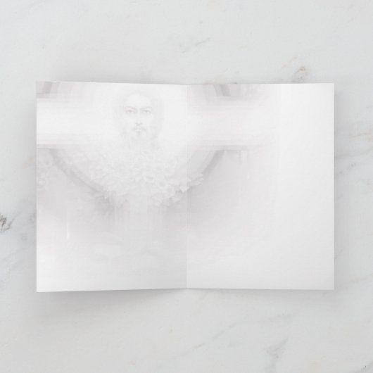 Weihnachtskarte der Krippe Feiertagskarte (Innenseite)