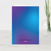 Weihnachtskarte der Krippe Karte (Rückseite)