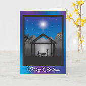 Weihnachtskarte der Krippe Karte (Gelbe Blume)