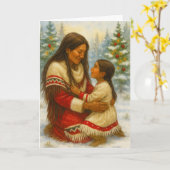 Weihnachtskarte der Native Americans Karte (Gelbe Blume)