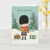 Weihnachtskarte der Queens Guard Karte (Gelbe Blume)