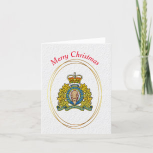 Weihnachtskarte der Royal Canadian Mountain Police Karte
