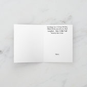 Weihnachtskarte der Royal Canadian Mountain Police Karte (Innenseite)