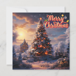 Weihnachtskarte der Saison Mitteilungskarte