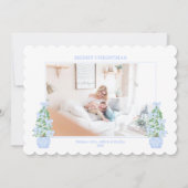 Weihnachtskarte der ScalloEdge Feiertagskarte (Vorderseite)