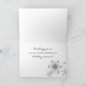Weihnachtskarte der Traktorsaison Feiertagskarte (Innenseite)