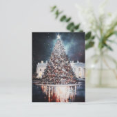 Weihnachtskarte der US Hauptstadt Hill Feiertagspostkarte (Stehend Vorderseite)