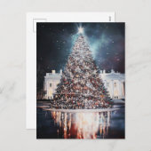 Weihnachtskarte der US Hauptstadt Hill Feiertagspostkarte (Vorne/Hinten)