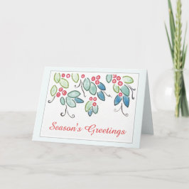 Weihnachtskarte der Vintagen Jahreszeit Karte